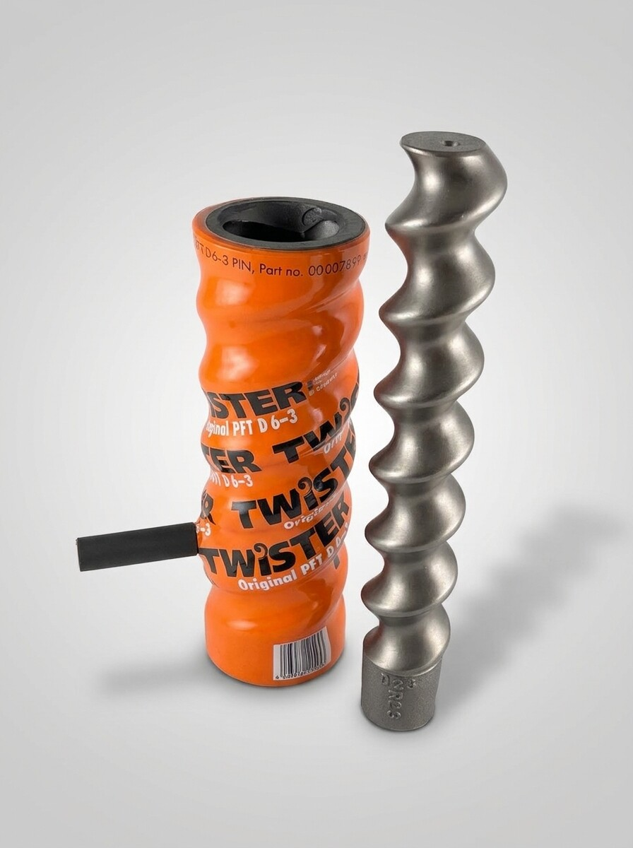 Шнековая пара PFT D6-3 pin TWISTER — изображение 2