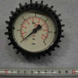 Манометр PFT 0-10 бар 1/4" нижний, D=63 мм